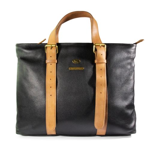 Tote Bag 2203 Negro/Beige