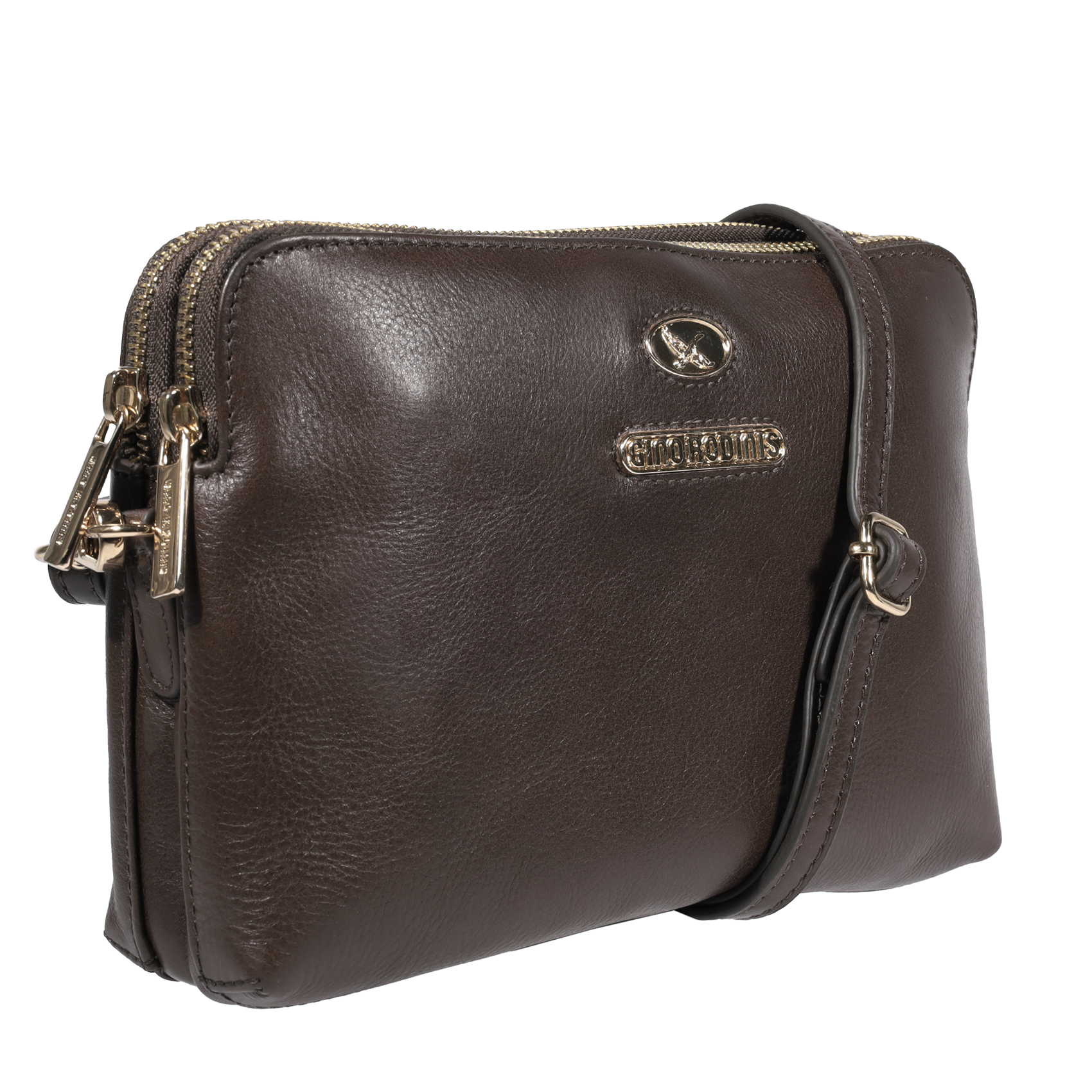 Carteras: Vista lateral de cartera 2098 café