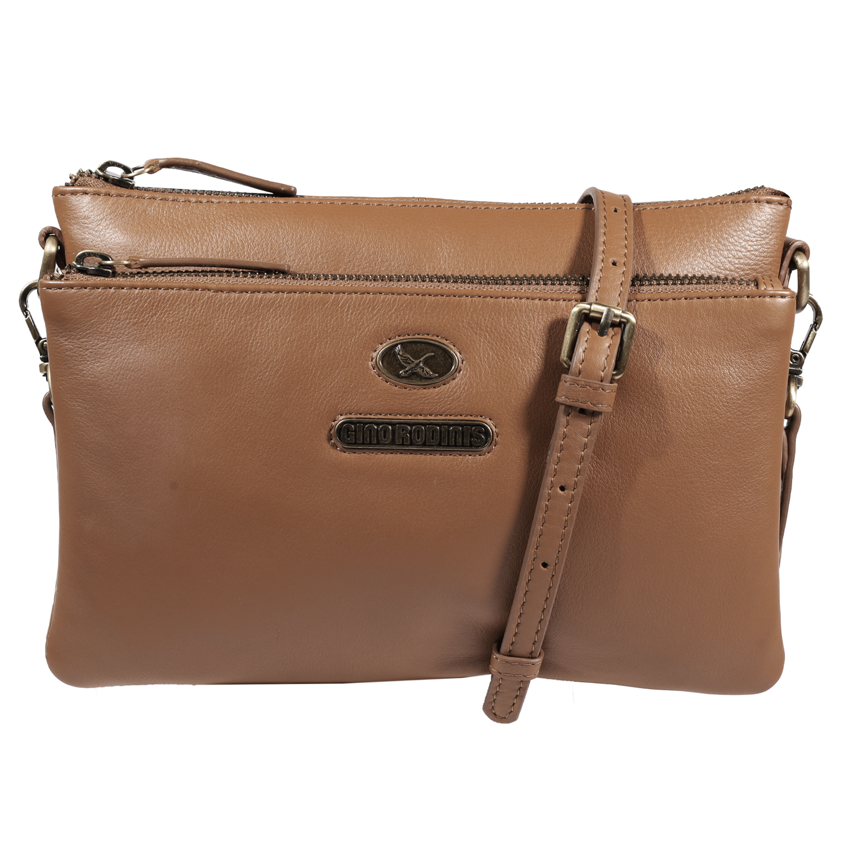 Carteras: Vista frontal de cartera 2099 camel