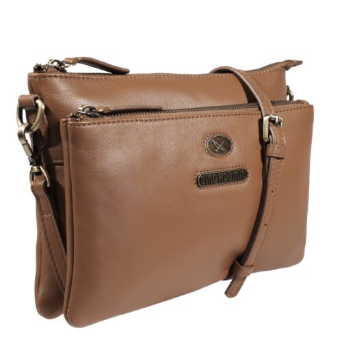 Carteras: Vista lateral de cartera 2099 camel