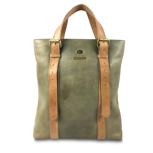 Tote Bag 2202 Verde Olivo/Camel