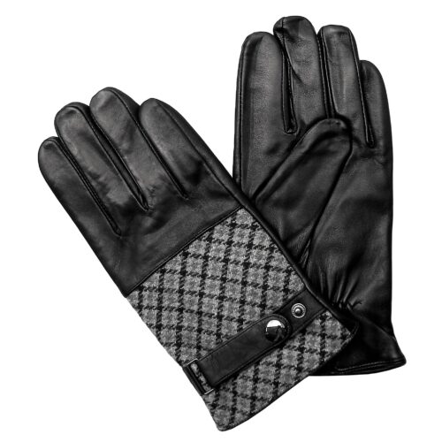 Guante de cuero hombre G175 NEGRO