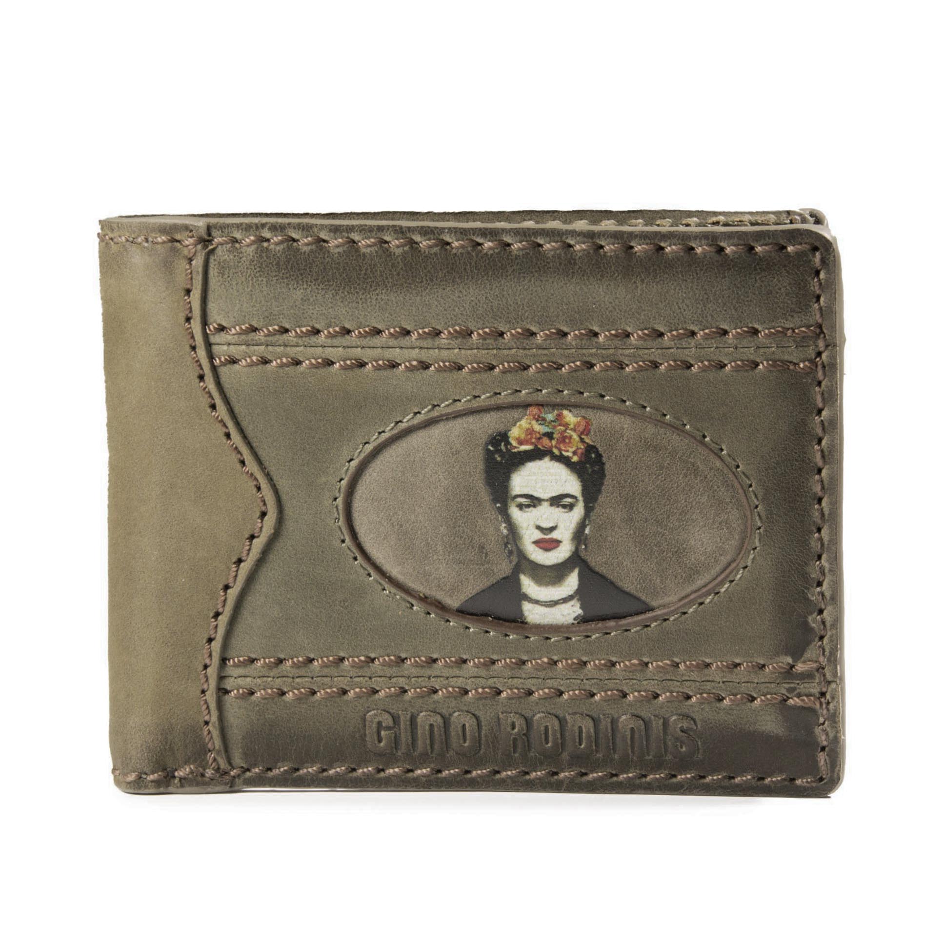 Billetera Coco 991.1 Frida Kahlo / Verde