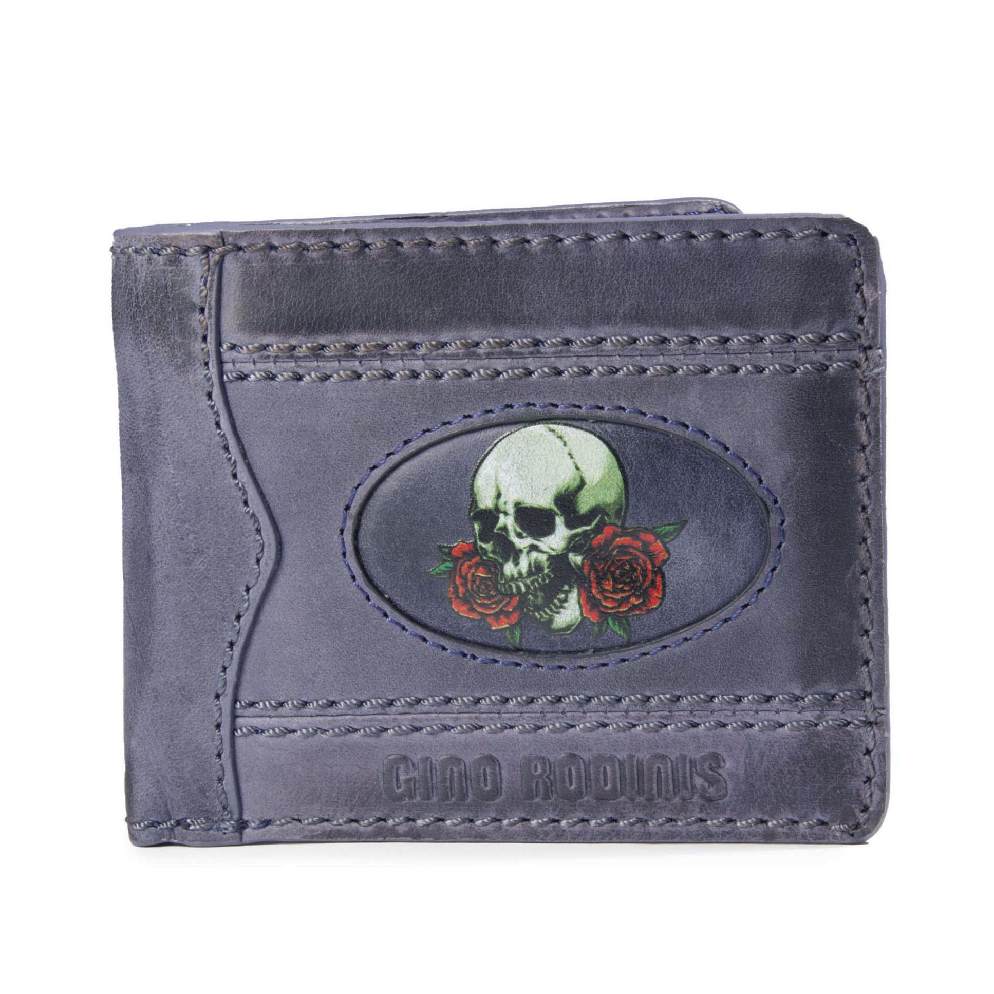 Billetera Coco 992.2 Calavera / Azul