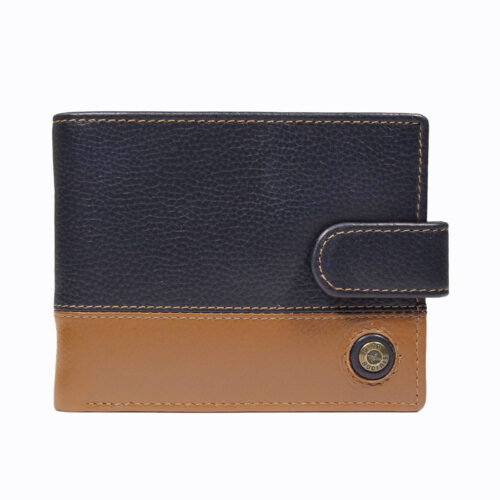 Billetera Capri 985 Azul - Naranjo