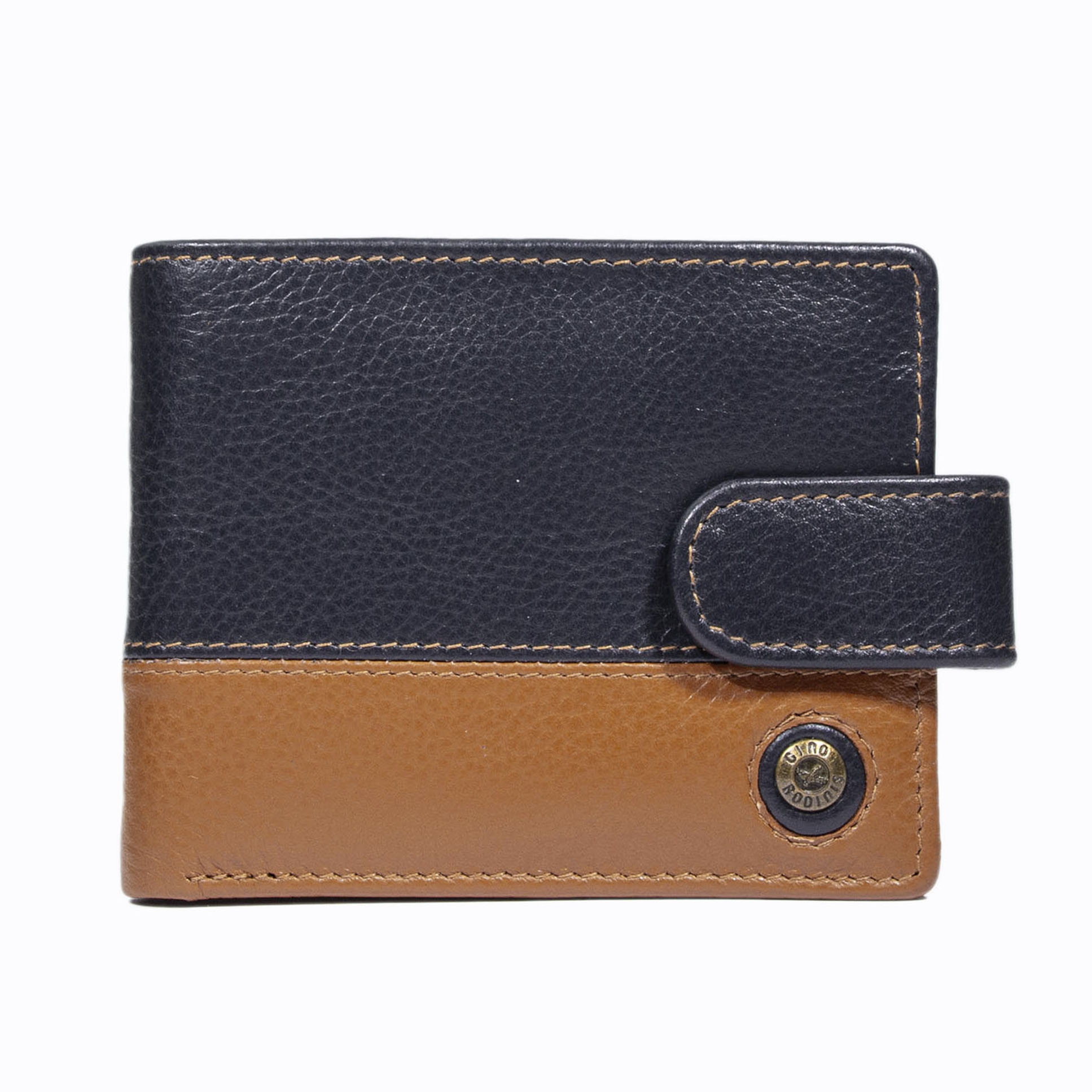 Billetera Capri 986 Azul - Naranjo
