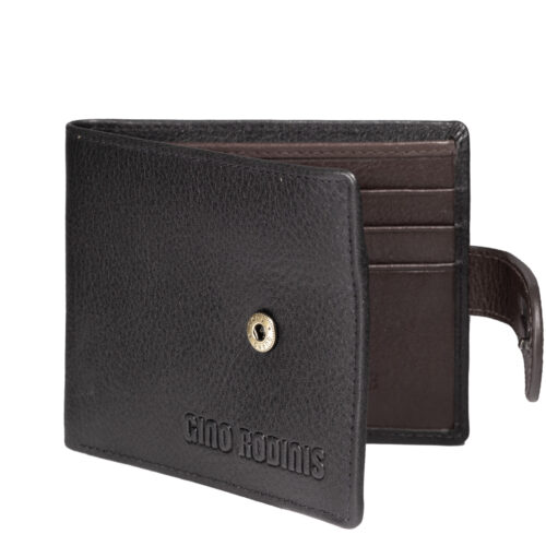 Billetera: vista apertura billetera Amalfi 1102 Negro
