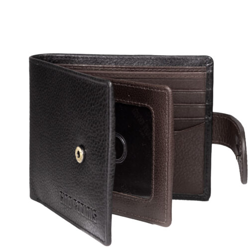 Billetera: vista apertura billetera Amalfi 1103 Negro