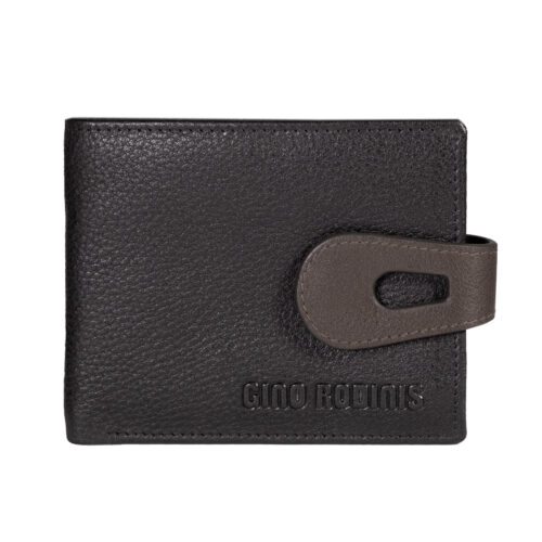 Billetera: vista frontal billetera Amalfi 1104 negro