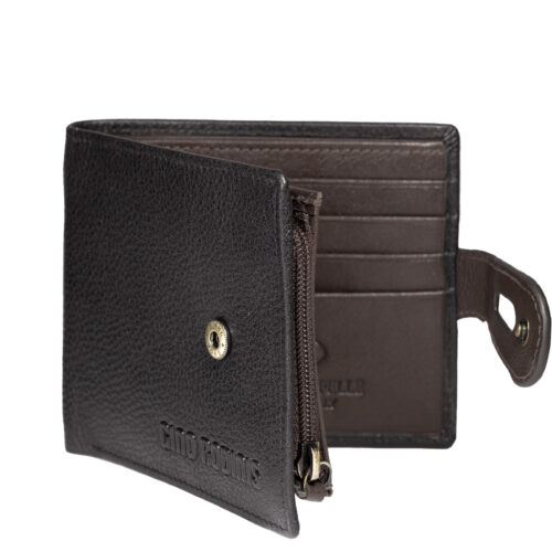 Billetera: vista apertura billetera Amalfi 1104 negro