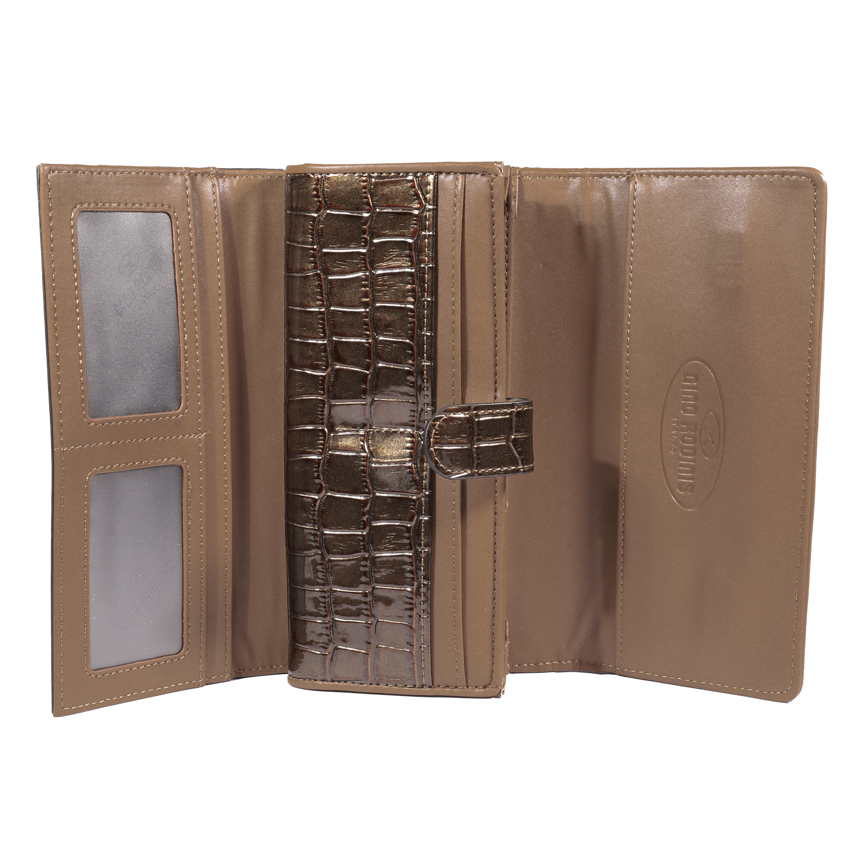 Billetera: Vista interior de billetera de mujer Rafaella 1135 Dorado