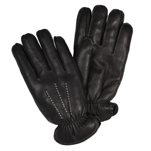 GUANTE DE CUERO DE HOMBRE - NEGRO - G71
