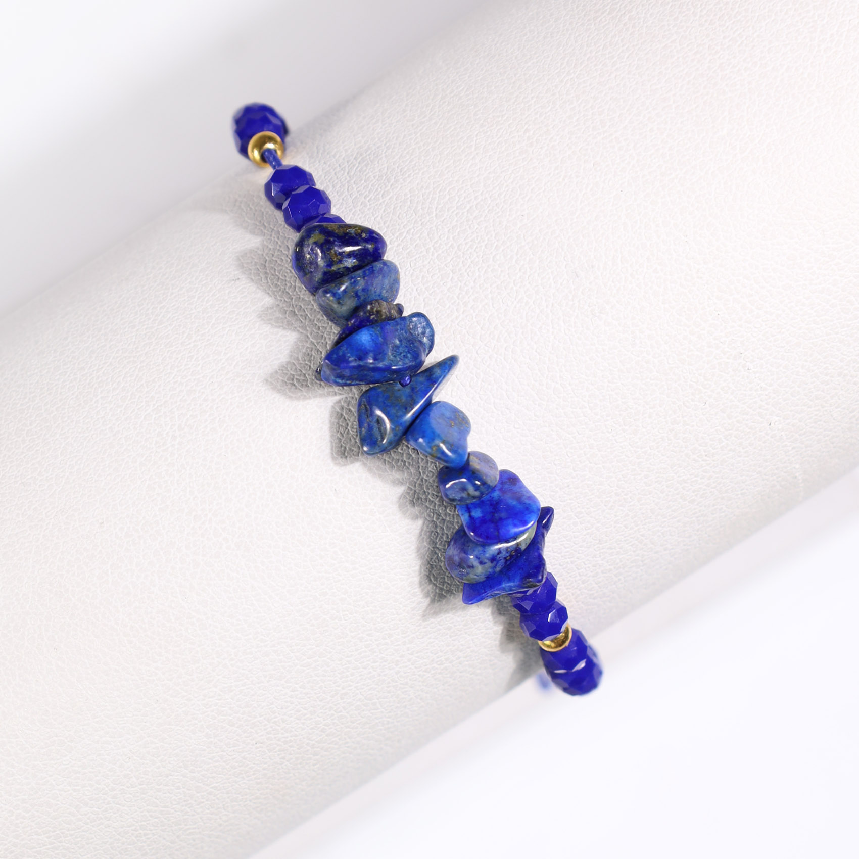 Vista Detalle de Brazalete Lapislázuli color - Azul | B386