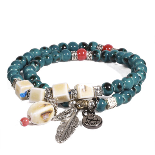 vista frontal de Brazalete B392 Multicolor