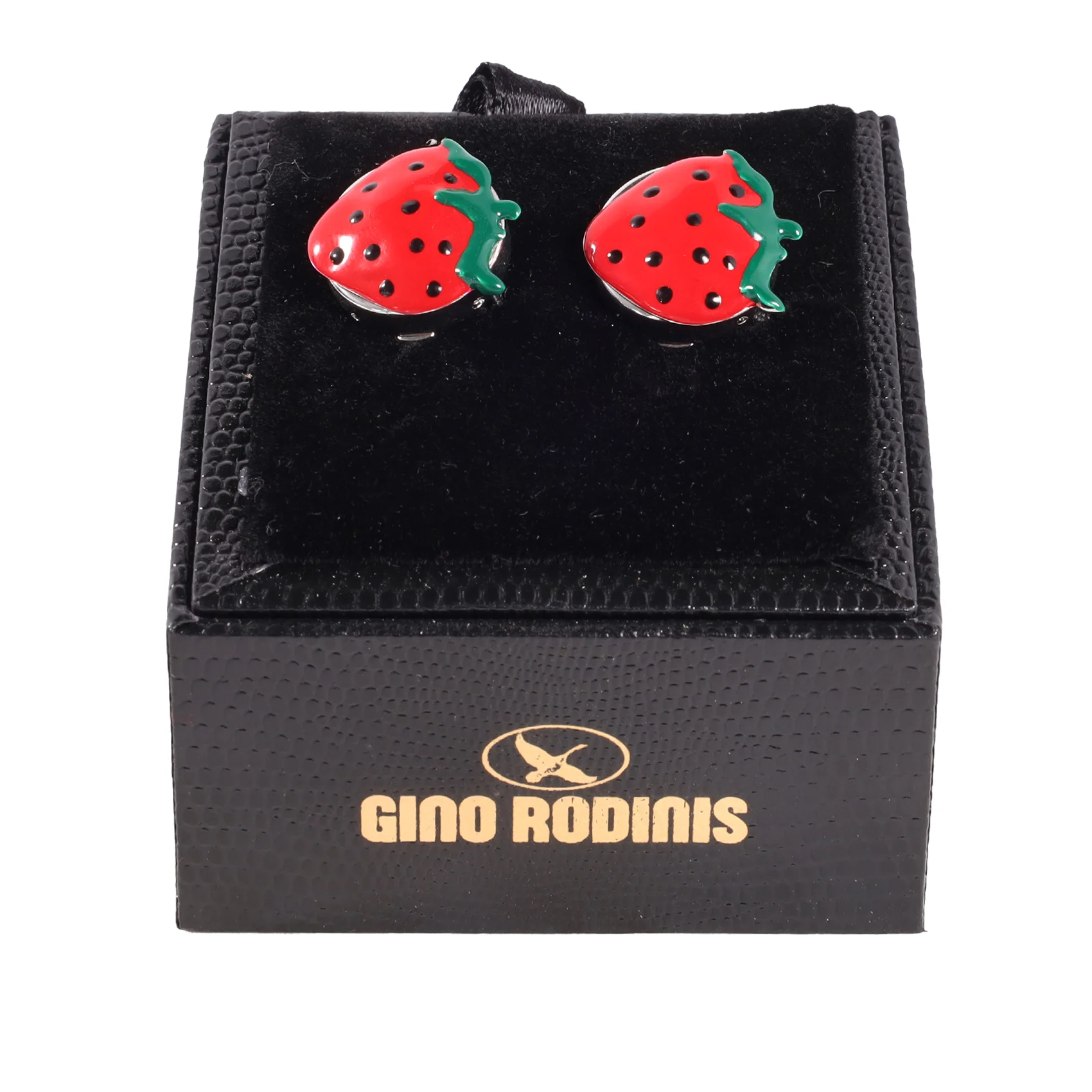 Cubre Botón Tridimensional Frutilla | TB007