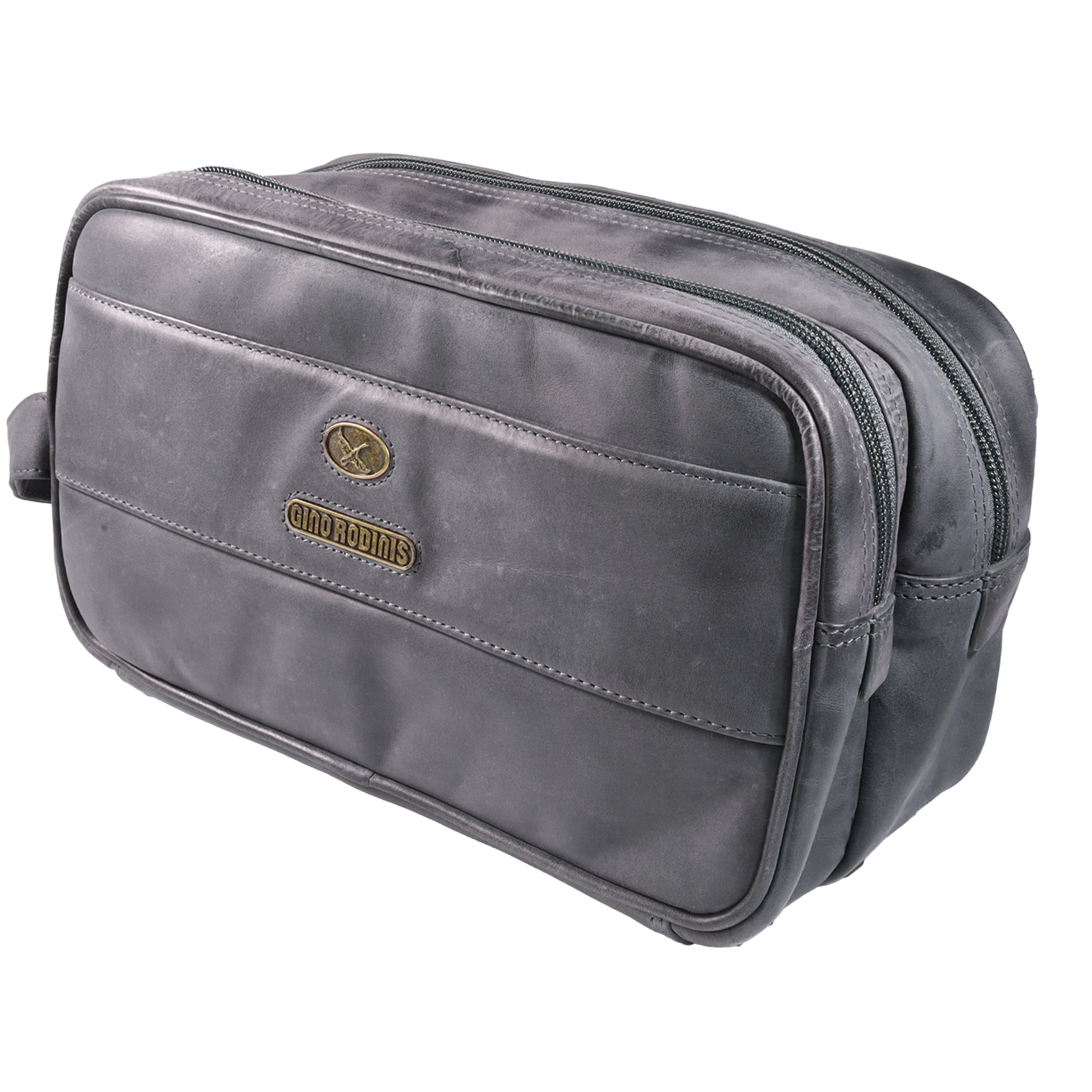 Vista Frontal - Lateral de Necessaire 2451 color Petroleo - Gino Rodinis