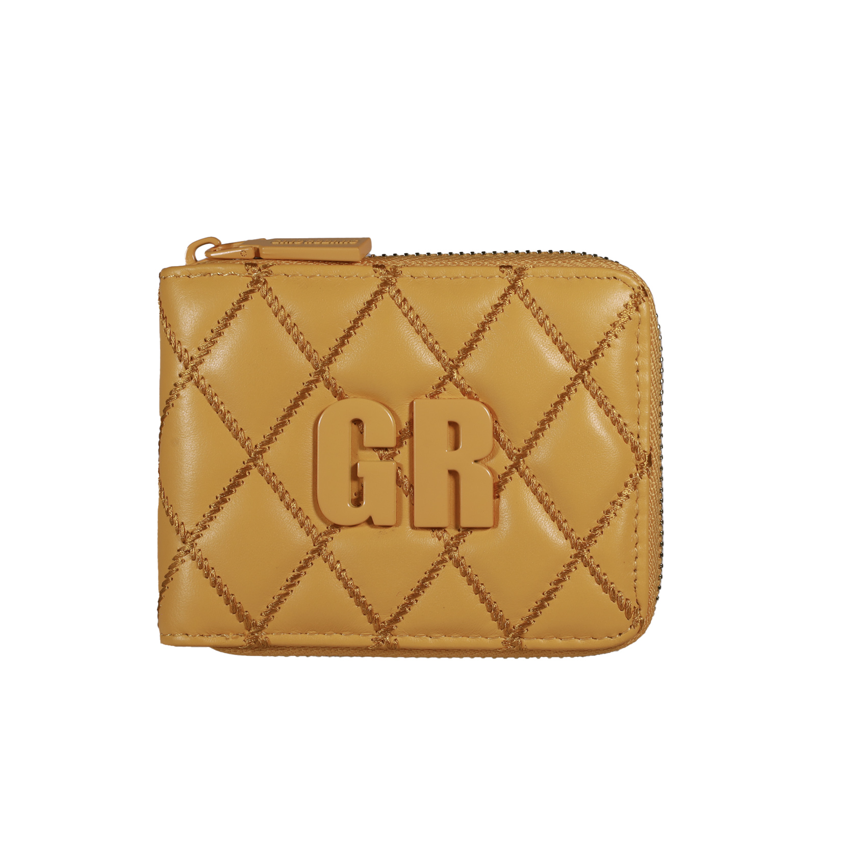 Vista Frontal de Billetera de Mujer de cuero - Colección JOIN - 1063 AMARILLO - Gino Rodinis