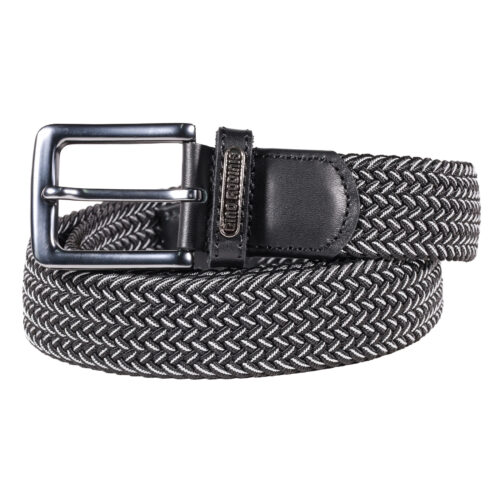 Cinturón Elasticado 2521 Negro & Gris - Gino Rodinis