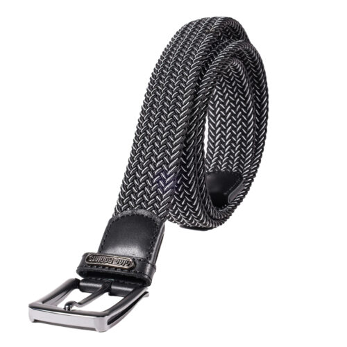 Cinturón Elasticado 2521 Negro & Gris - Gino Rodinis