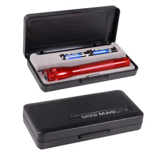 Kit Linterna Maglite pequeña, modelo MLM2A03L - Rojo