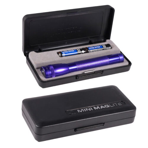 Kit Linterna Maglite pequeña, modelo MLM2A98L- Morado