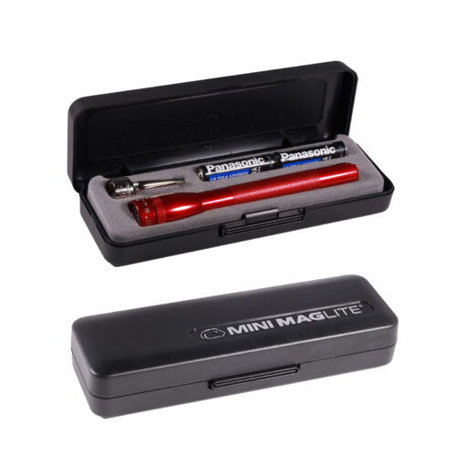 Kit Linterna Maglite pequeña, modelo MLM3A032- Rojo