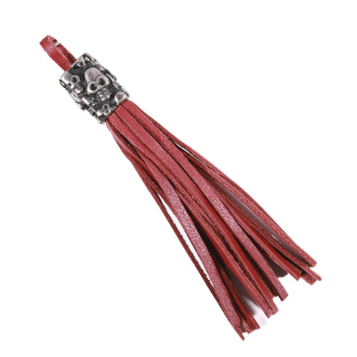 Llavero de cuero Hombre - Modelo LL116 en color Rojo