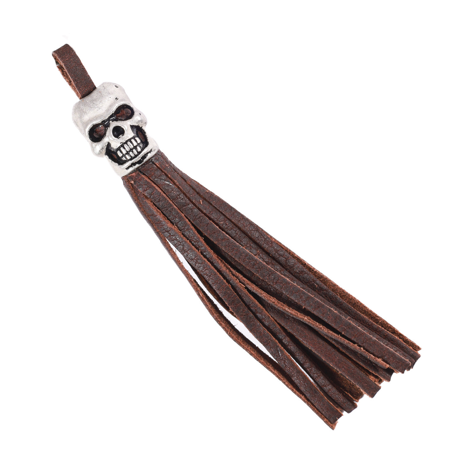 Llavero de cuero Hombre - Modelo LL117 en color Café