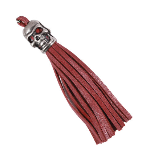 Llavero de cuero Hombre - Modelo LL117 en color Rojo
