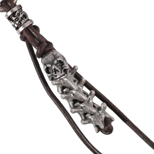 Llavero de cuero Hombre - Modelo LL122 en color Café