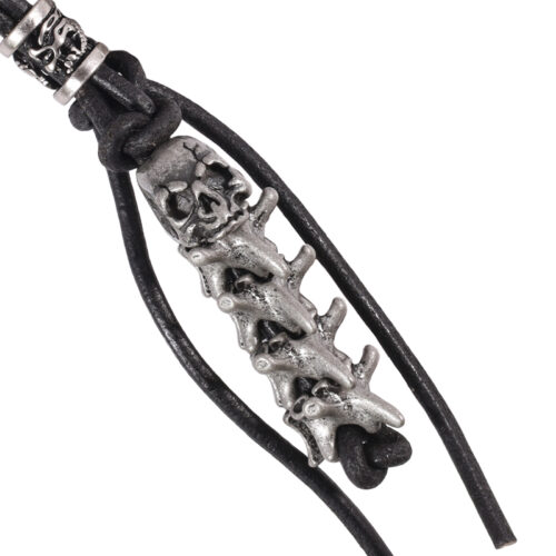 Llavero de cuero Hombre - Modelo LL122 en color Negro