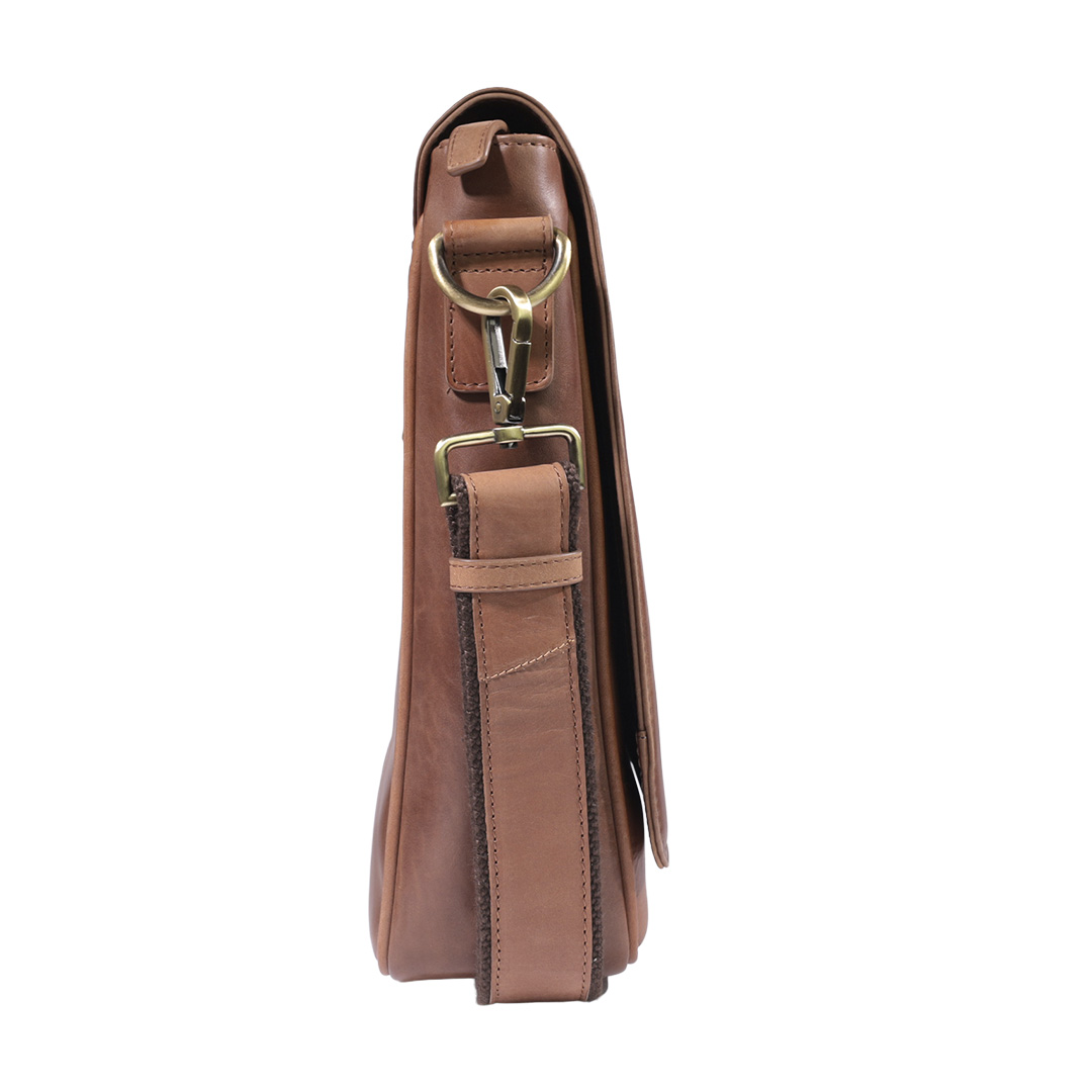Morral de Cuero 1298 | Camel - Café - Imagen 3