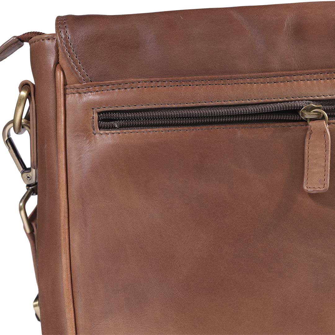 Morral de Cuero 1298 | Camel - Café - Imagen 5