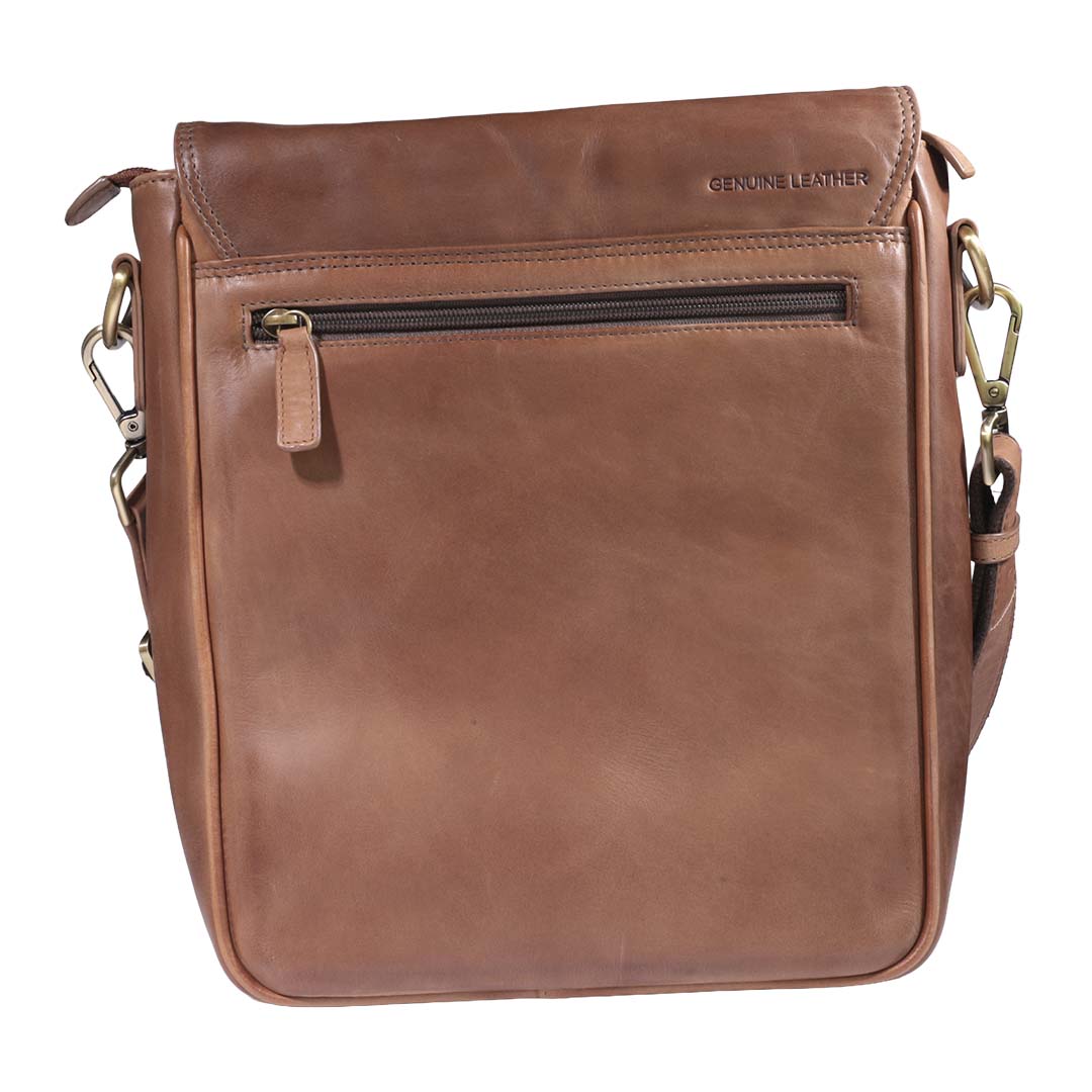 Morral de Cuero 1298 | Camel - Café - Imagen 6