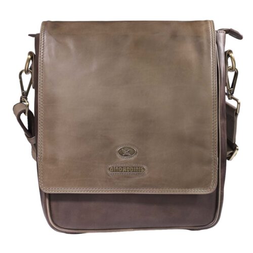Morral de Cuero 1298 | Oliva - Café