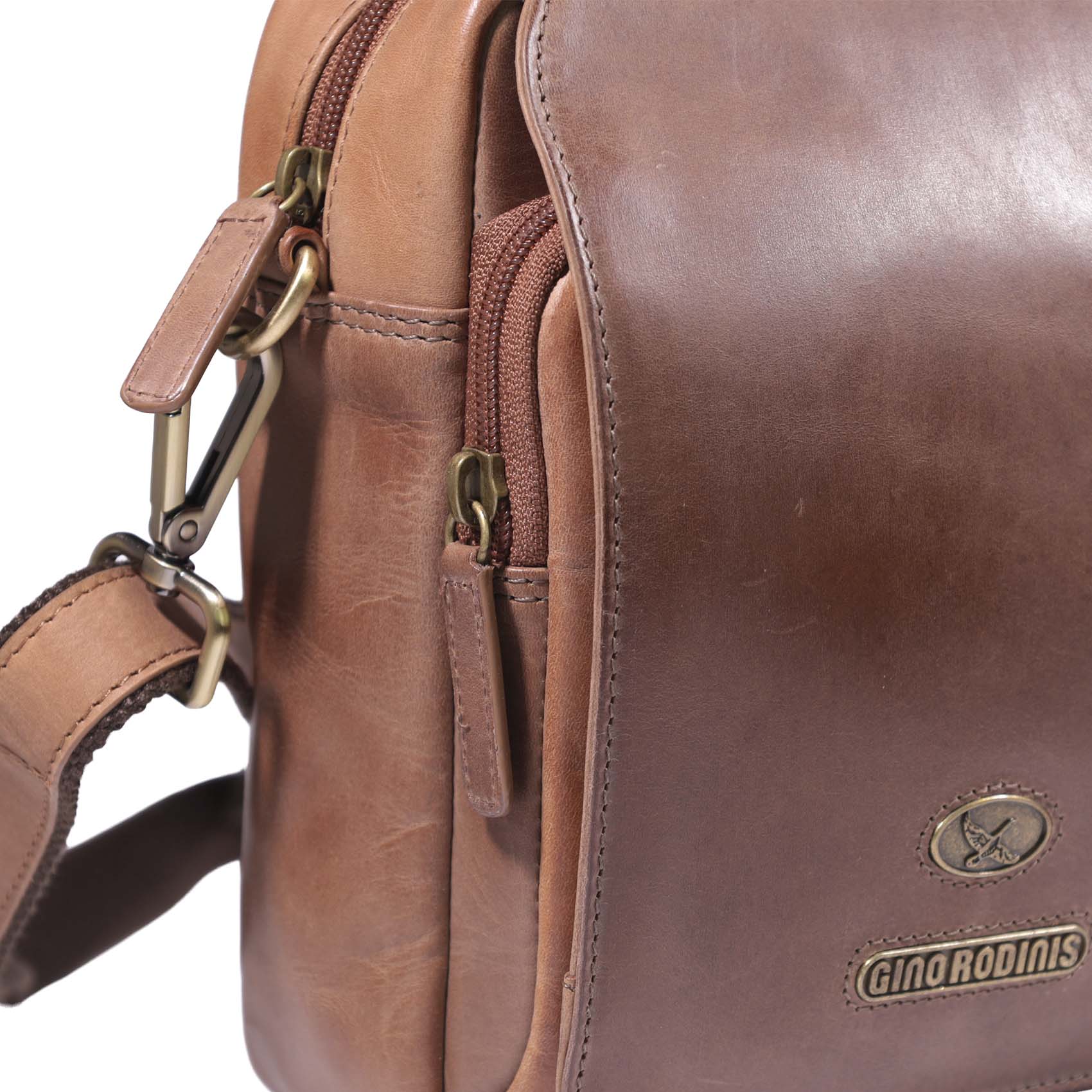 Morral de Cuero 1311 | Camel - Café - Imagen 5