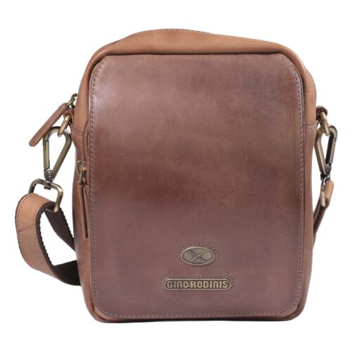 Morral de Cuero 1311 | Camel - Café