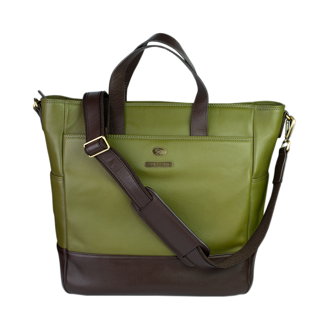 Tote Bag 2203 Cuero | Verde - Imagen 5